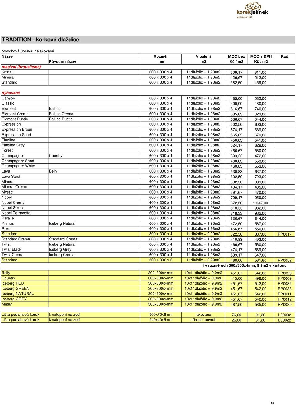 400,00 480,00 Element Baltico 600 x 300 x 4 11dlaždic = 1,98m2 616,67 740,00 Element Crema Baltico Crema 600 x 300 x 4 11dlaždic = 1,98m2 685,83 823,00 Element Rustic Baltico Rustic 600 x 300 x 4