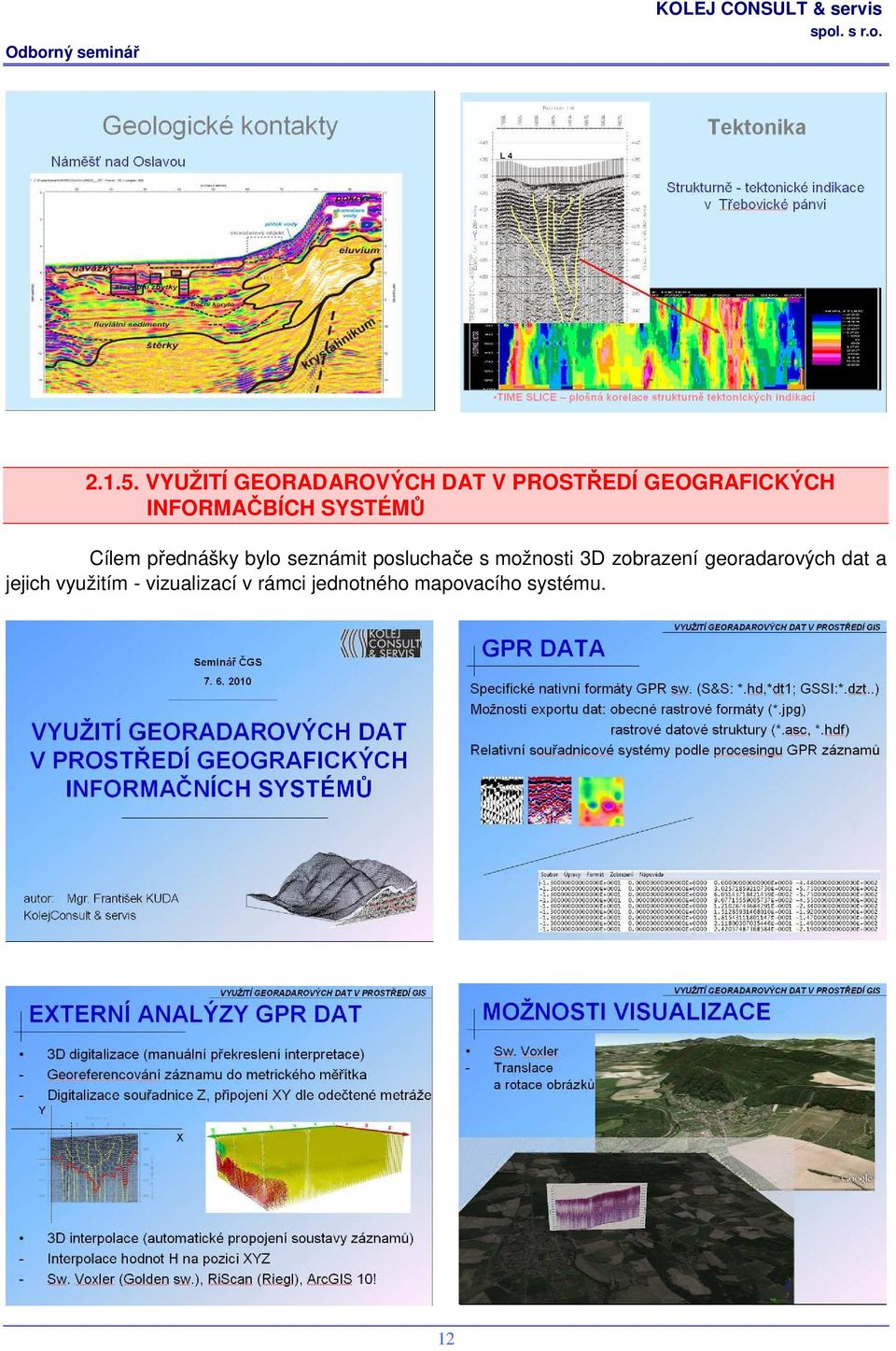 INFORMAČBÍCH SYSTÉMŮ Cílem přednášky bylo seznámit