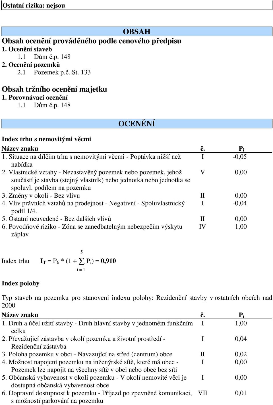 Vlastnické vztahy - Nezastavěný pozemek nebo pozemek, jehož V 0,00 součástí je stavba (stejný vlastník) nebo jednotka nebo jednotka se spoluvl. podílem na pozemku 3.