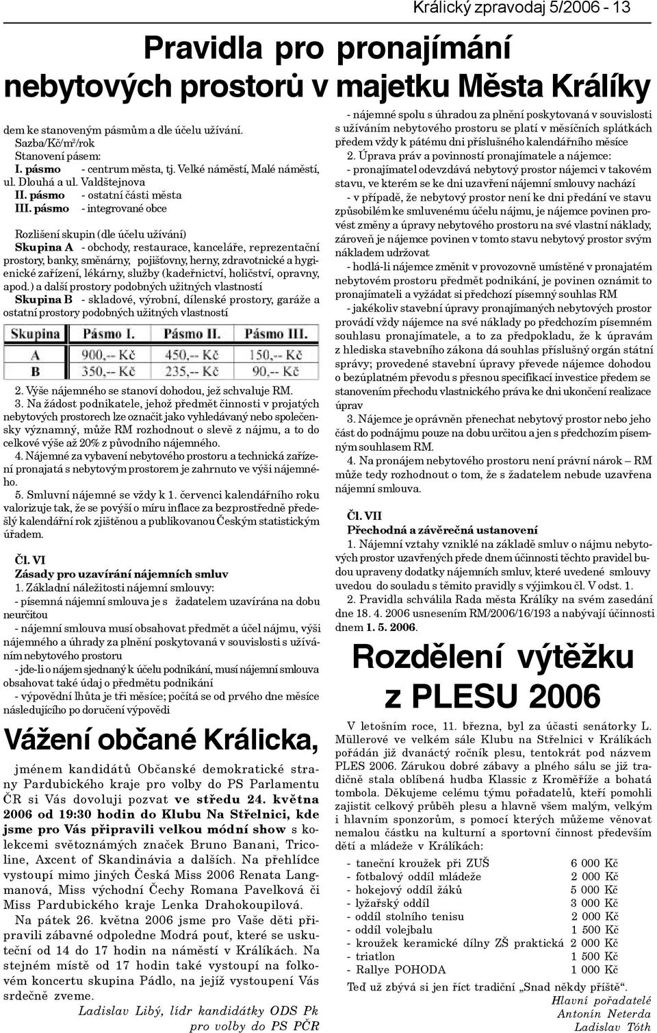 pásmo - integrované obce Rozlišení skupin (dle úèelu užívání) Skupina A - obchody, restaurace, kanceláøe, reprezentaèní prostory, banky, smìnárny, pojišovny, herny, zdravotnické a hygienické