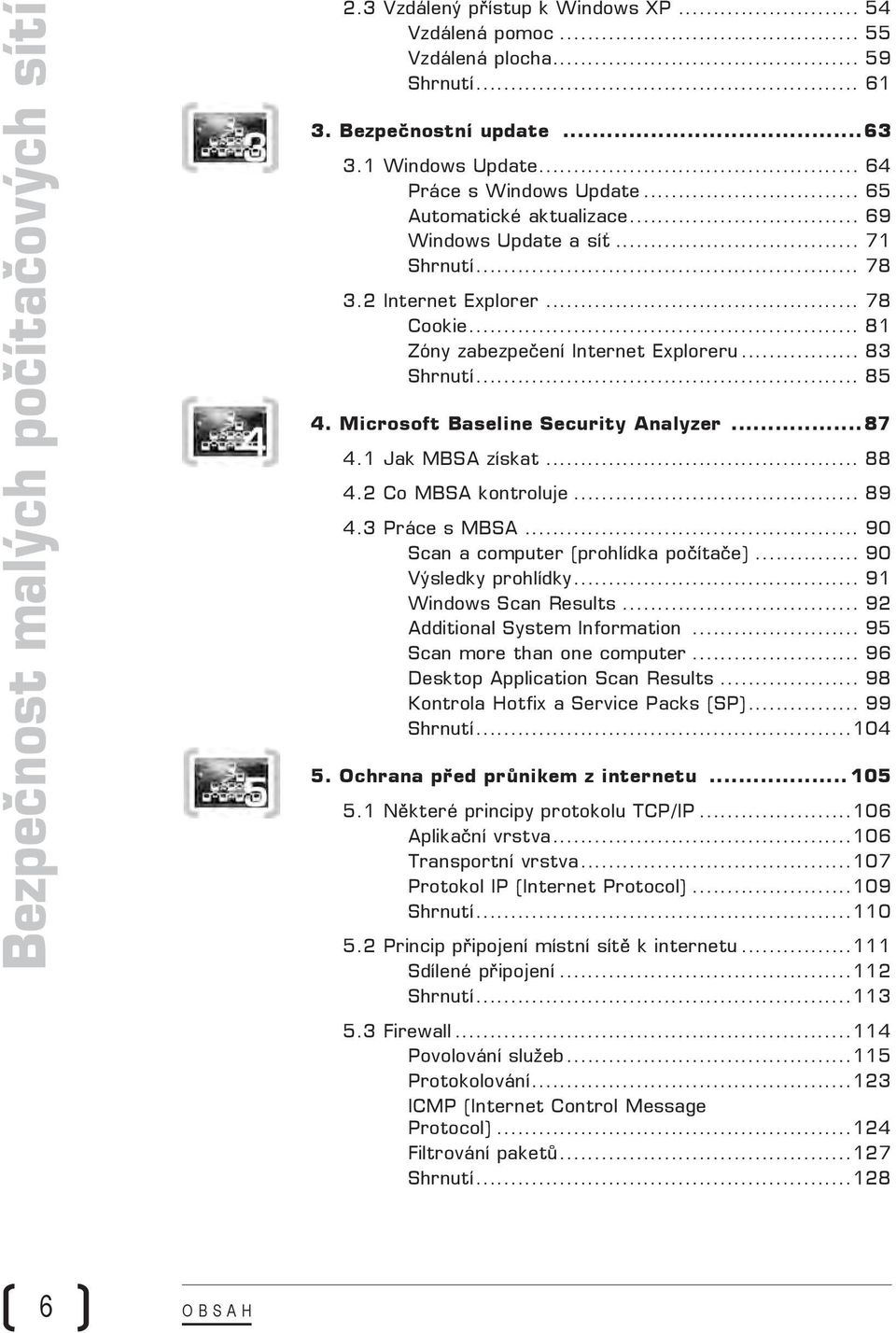 .. 85 4. Microsoft Baseline Security Analyzer... 87 4.1 Jak MBSA získat... 88 4.2 Co MBSA kontroluje... 89 4.3 Práce s MBSA... 90 Scan a computer (prohlídka počítače)... 90 Výsledky prohlídky.