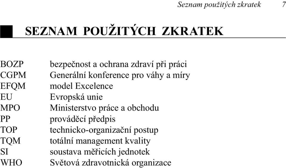 Excelence Evropská unie Ministerstvo práce a obchodu prováděcí předpis