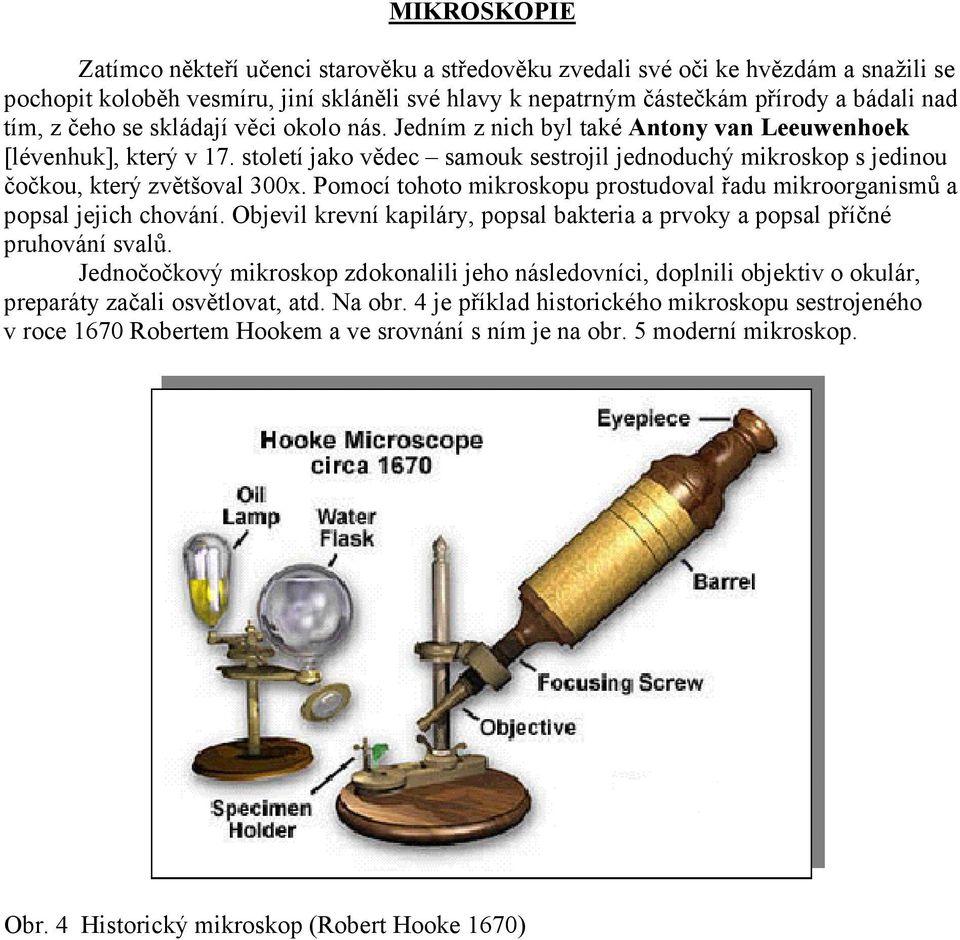 Pomocí tohoto mikroskopu prostudoval řadu mikroorganismů a popsal jejich chování. Objevil krevní kapiláry, popsal bakteria a prvoky a popsal příčné pruhování svalů.