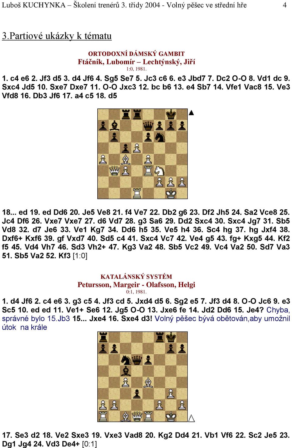 Je5 Ve8 21. f4 Ve7 22. Db2 g6 23. Df2 Jh5 24. Sa2 Vce8 25. Jc4 Df6 26. Vxe7 Vxe7 27. d6 Vd7 28. g3 Sa6 29. Dd2 Sxc4 30. Sxc4 Jg7 31. Sb5 Vd8 32. d7 Je6 33. Ve1 Kg7 34. Dd6 h5 35. Ve5 h4 36. Sc4 hg 37.