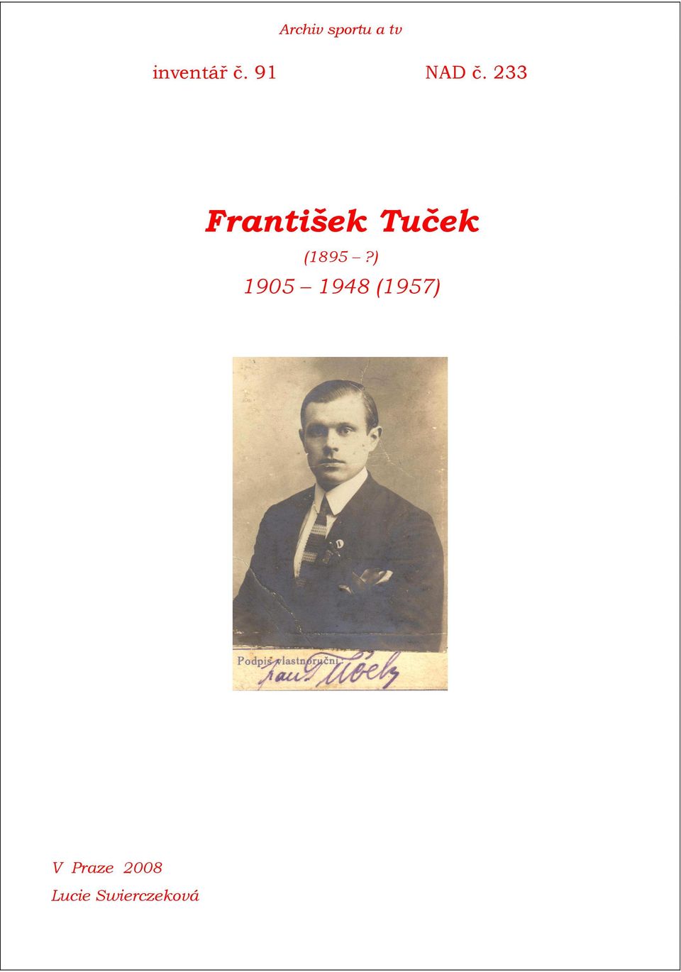 233 František Tuček (1895?