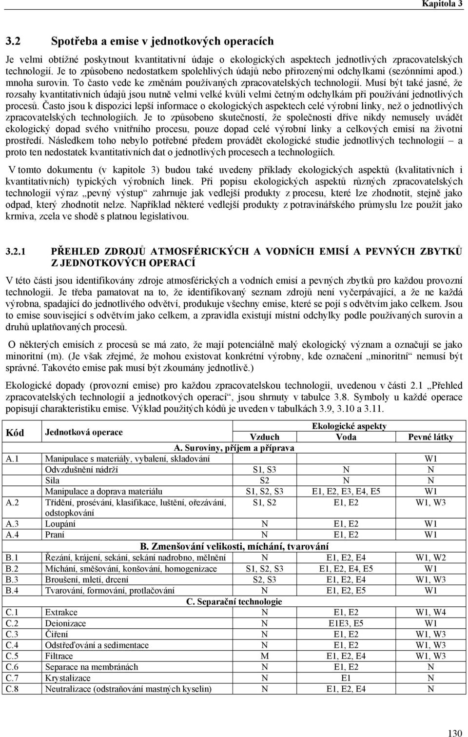 Musí být také jasné, že rozsahy kvantitativních údajů jsou nutně velmi velké kvůli velmi četným odchylkám při používání jednotlivých procesů.