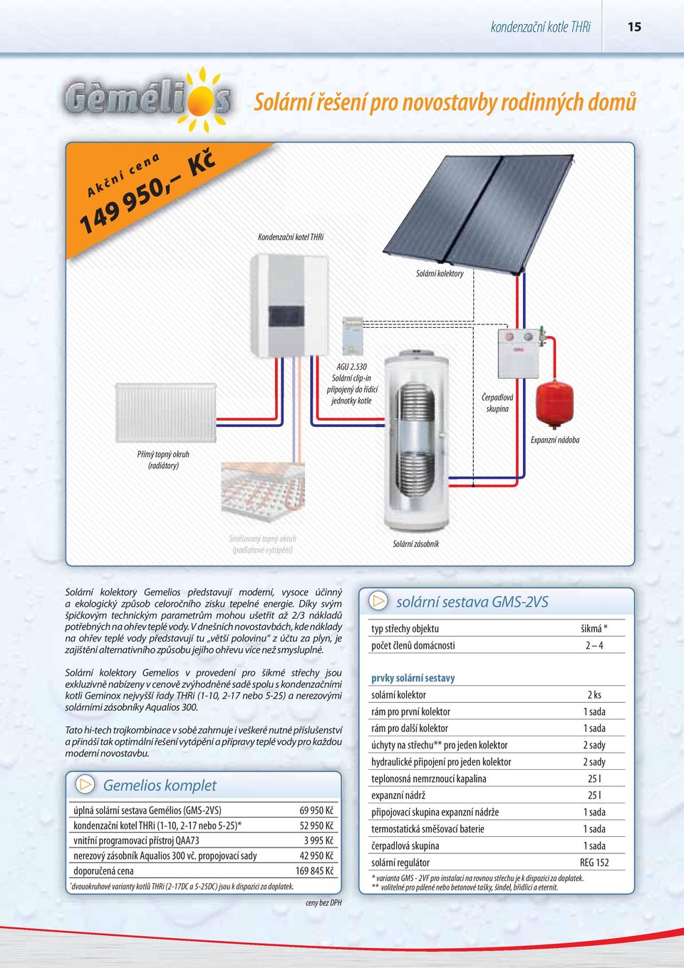 Gemelios představují moderní, vysoce účinný a ekologický způsob celoročního zisku tepelné energie.