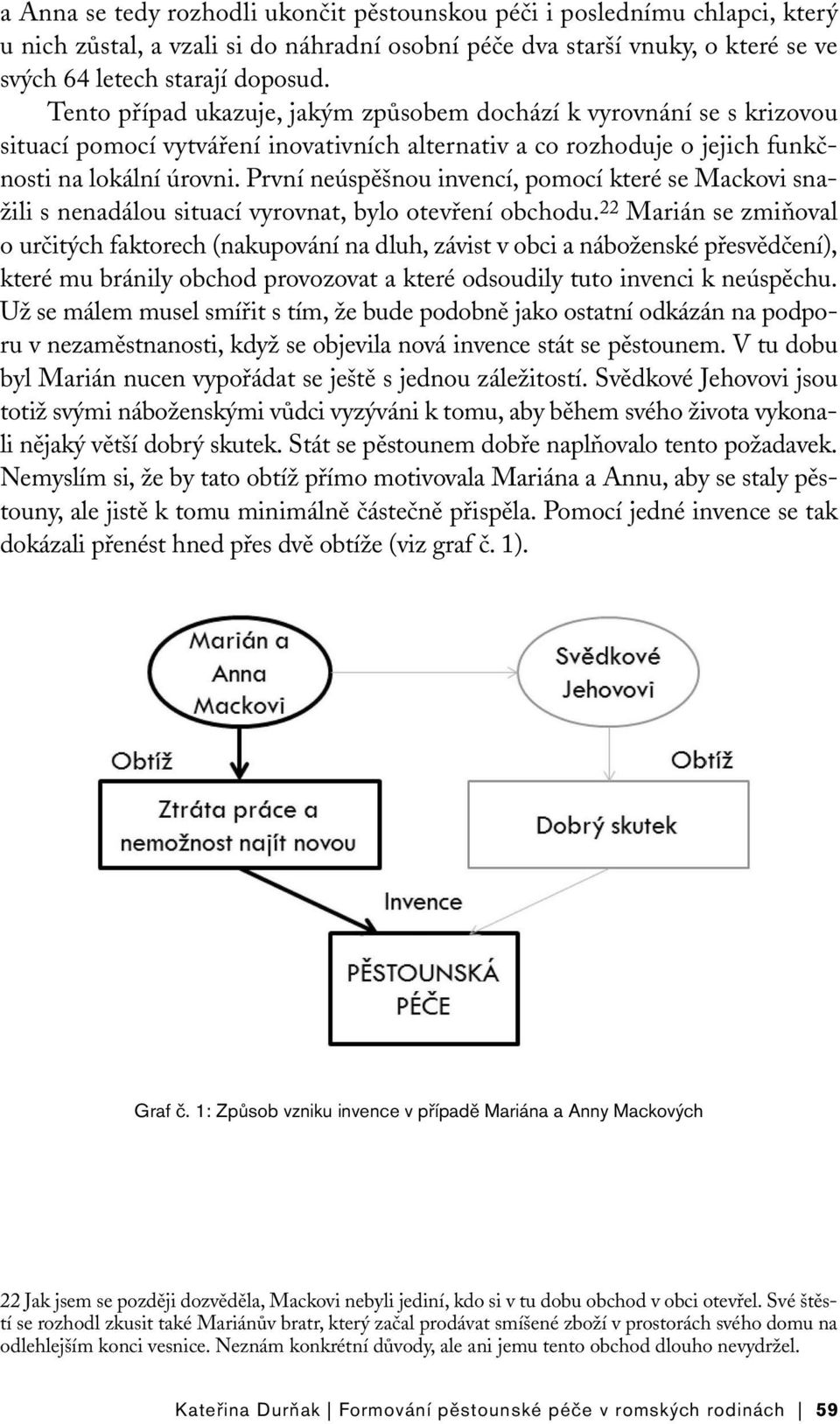 První neúspěšnou invencí, pomocí které se Mackovi snažili s nenadálou situací vyrovnat, bylo otevření obchodu.