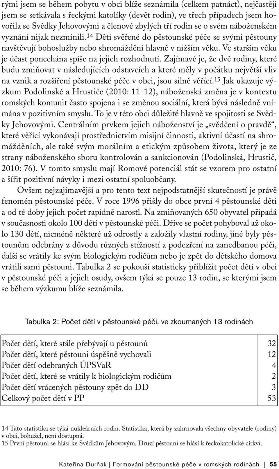 Ve starším věku je účast ponechána spíše na jejich rozhodnutí.