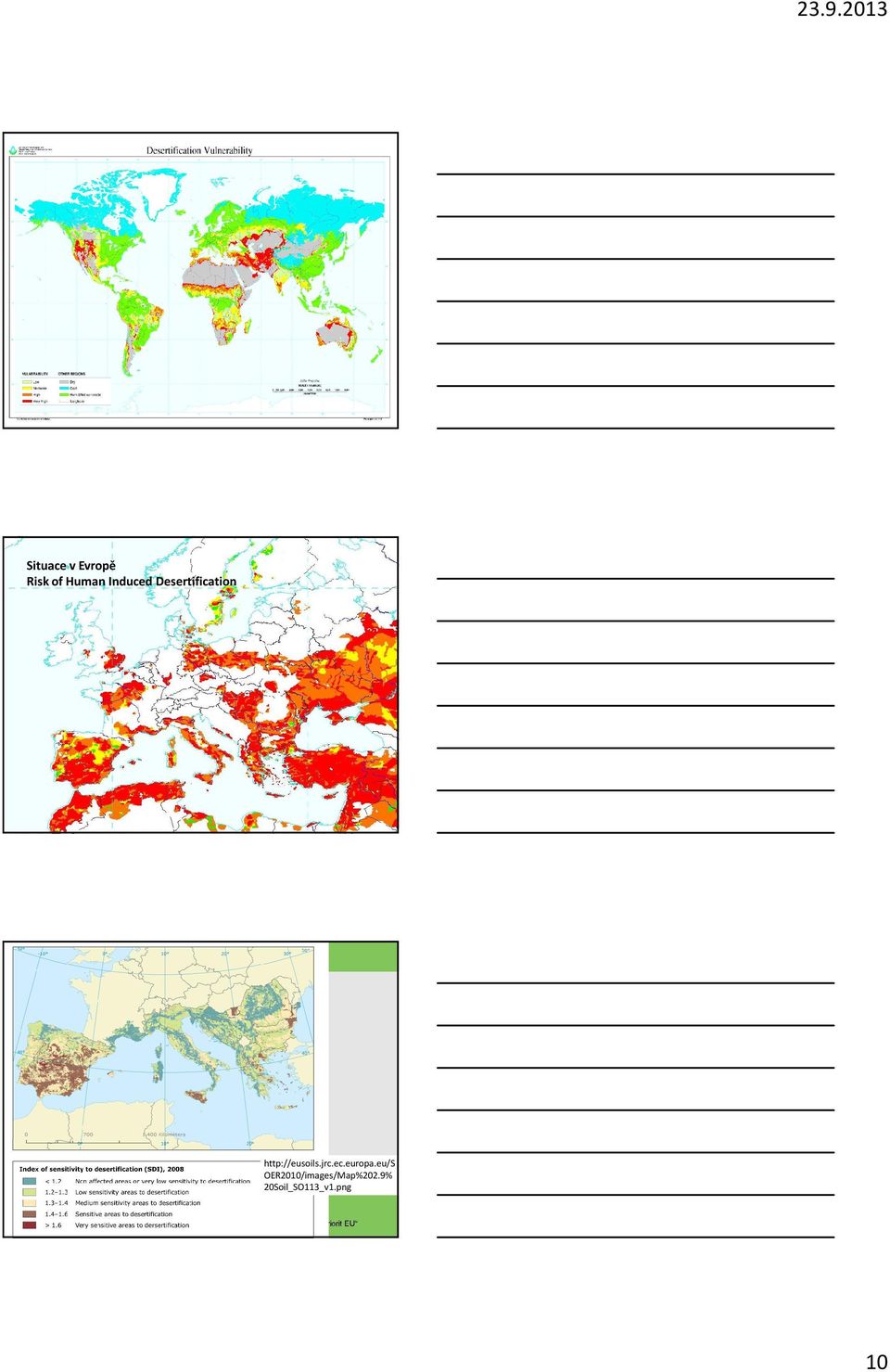 Desertification http://eusoils.jrc.ec.