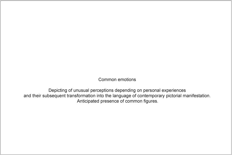 transformation into the language of contemporary