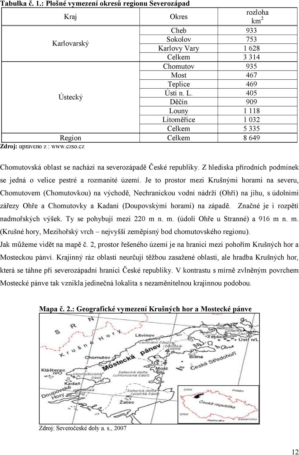 Z hlediska přírodních podmínek se jedná o velice pestré a rozmanité území.