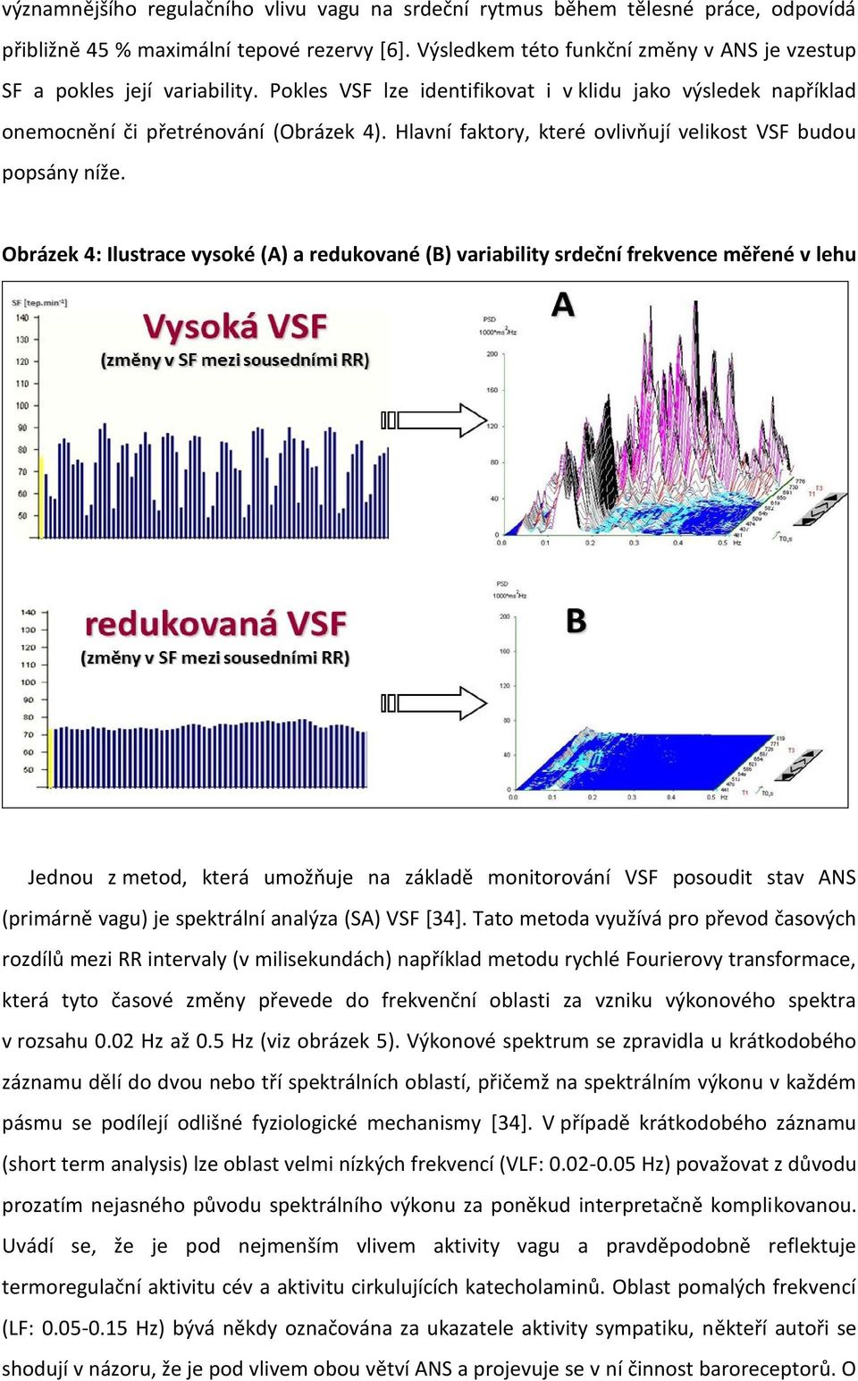 Hlavní faktory, které ovlivňují velikost VSF budou popsány níže.
