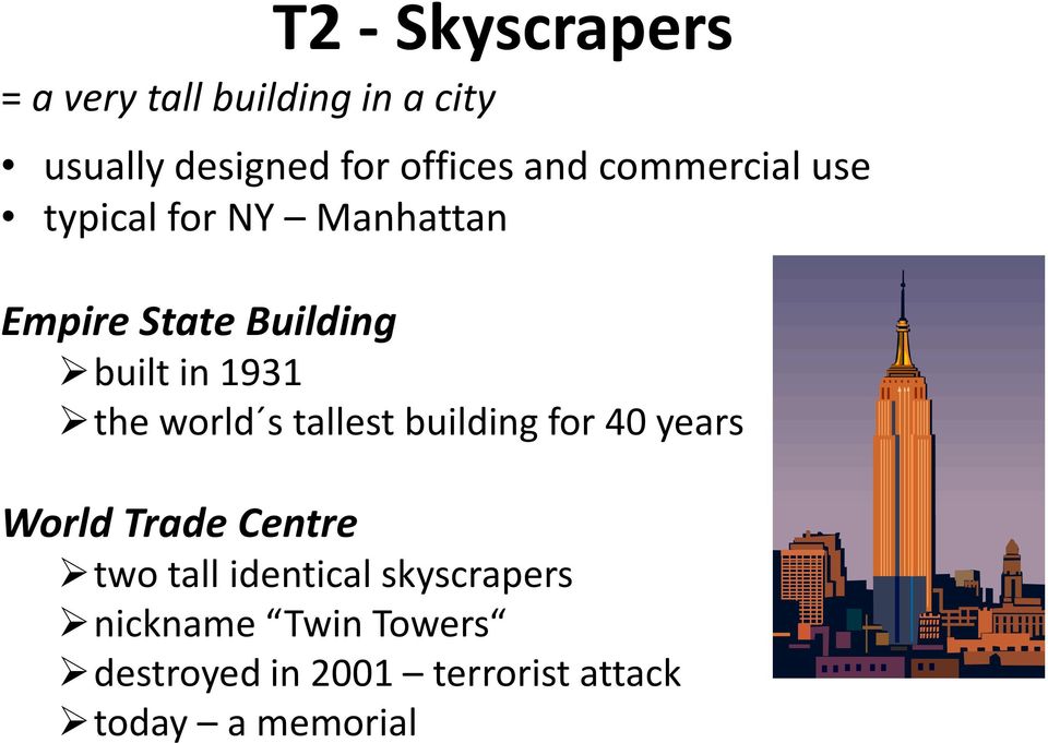 world s tallest building for 40 years World Trade Centre two tall identical