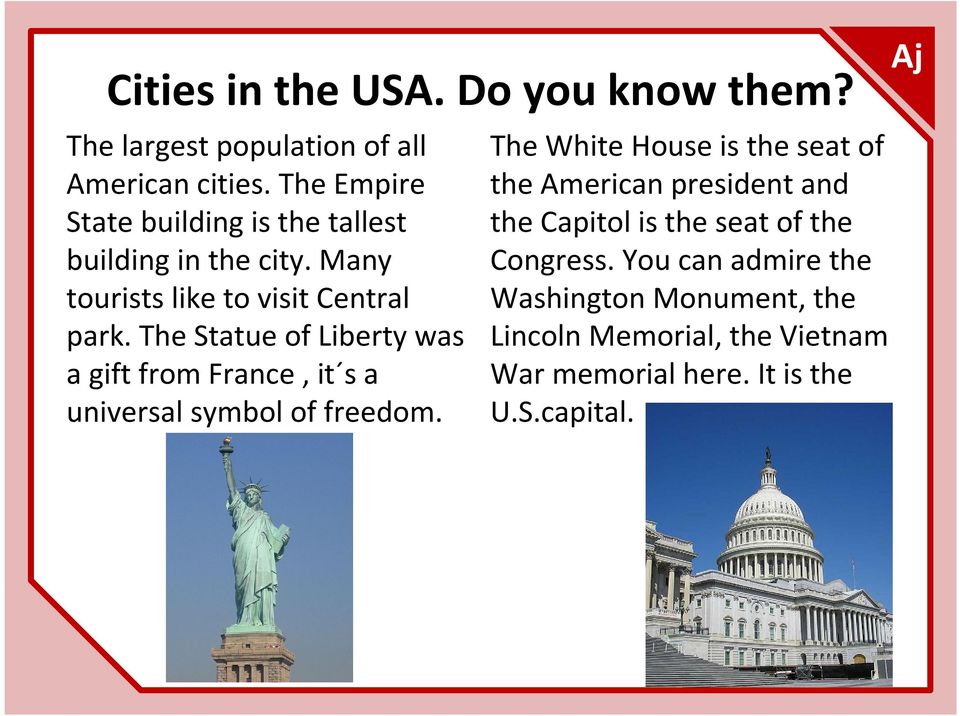 The Statue of Liberty was a giftfromfrance, it s a universalsymbol offreedom.