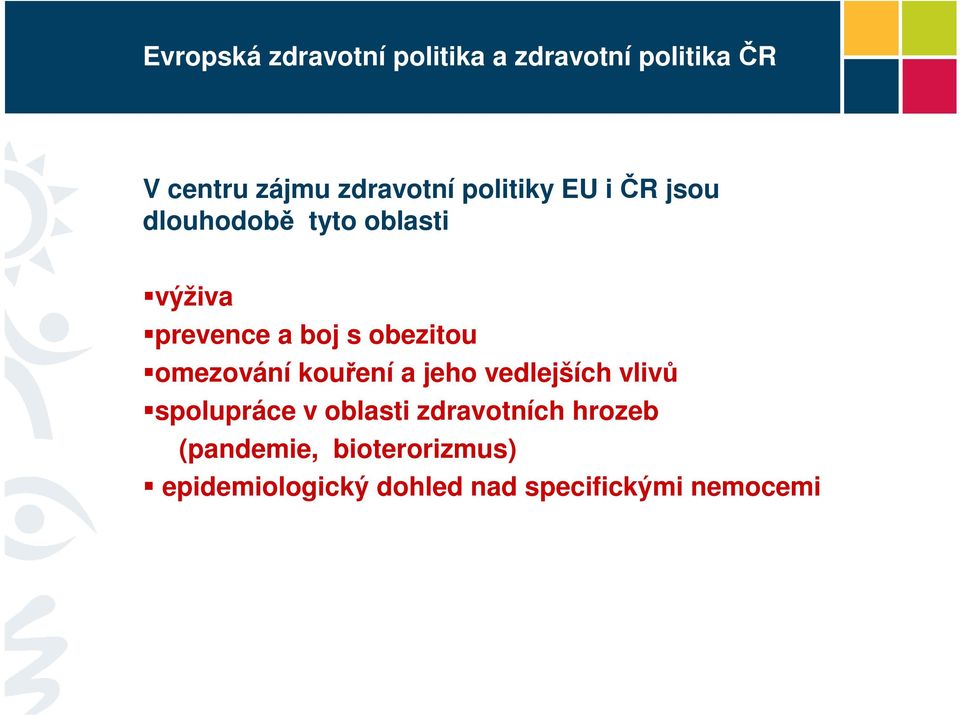 obezitou omezování kouření a jeho vedlejších vlivů spolupráce v oblasti