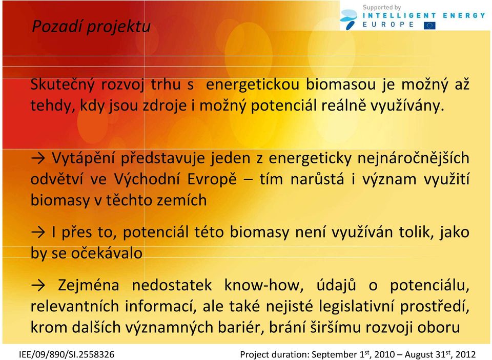 Vytápění představuje jeden z energeticky nejnáročnějších odvětví ve Východní Evropě tím narůstá i význam využití biomasy v těchto