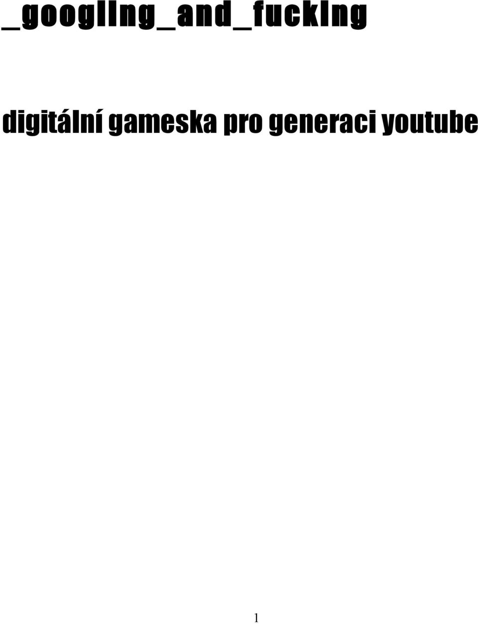 Černá kočička youtube