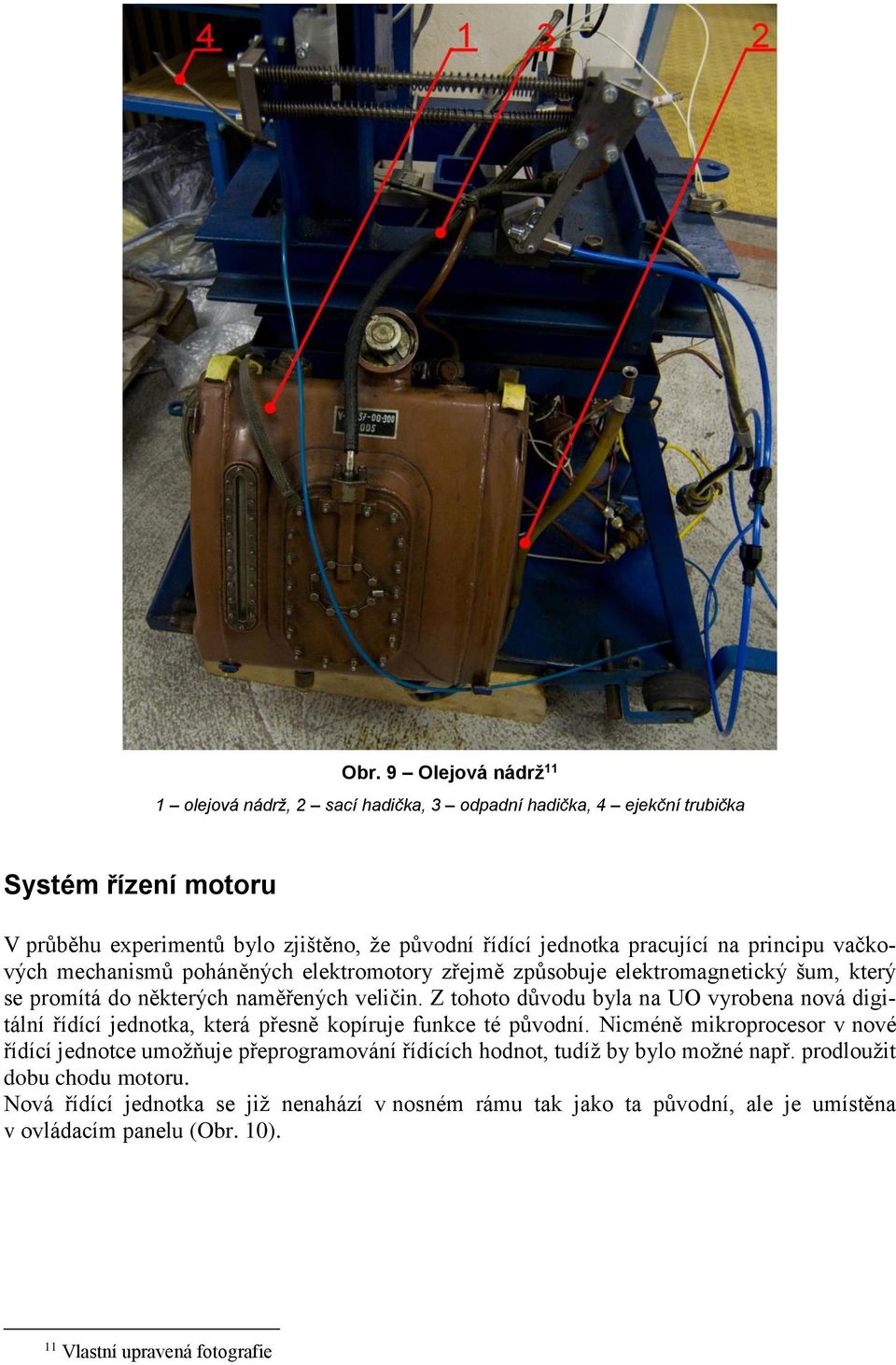 Z tohoto důvodu byla na UO vyrobena nová digitální řídící jednotka, která přesně kopíruje funkce té původní.