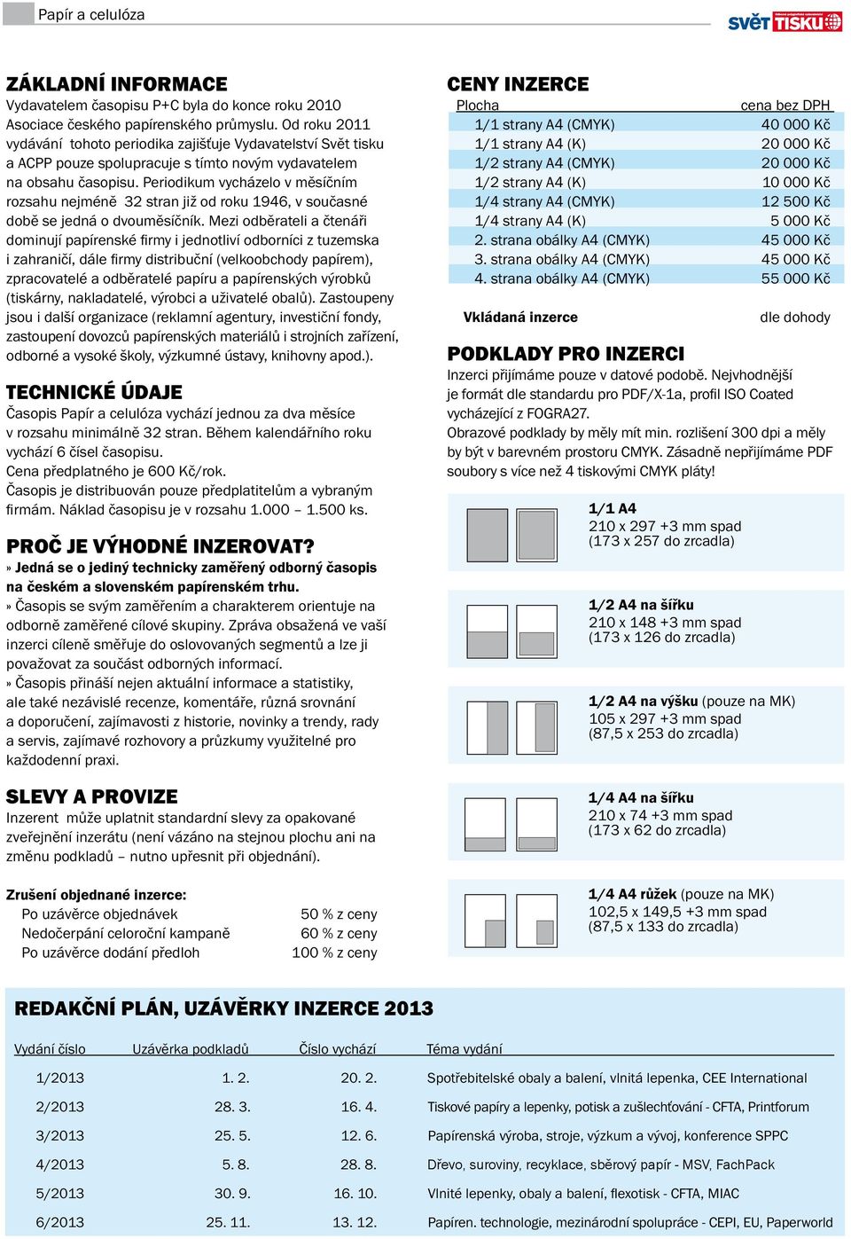 Periodikum vycházelo v měsíčním rozsahu nejméně 32 stran již od roku 1946, v současné době se jedná o dvouměsíčník.