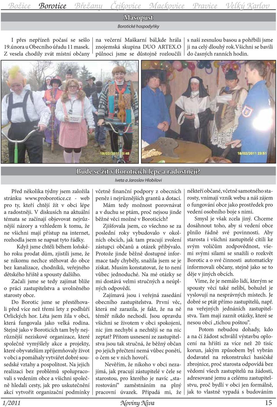 cz - web pro ty, kteří chtějí žít v obci lépe a radostněji.