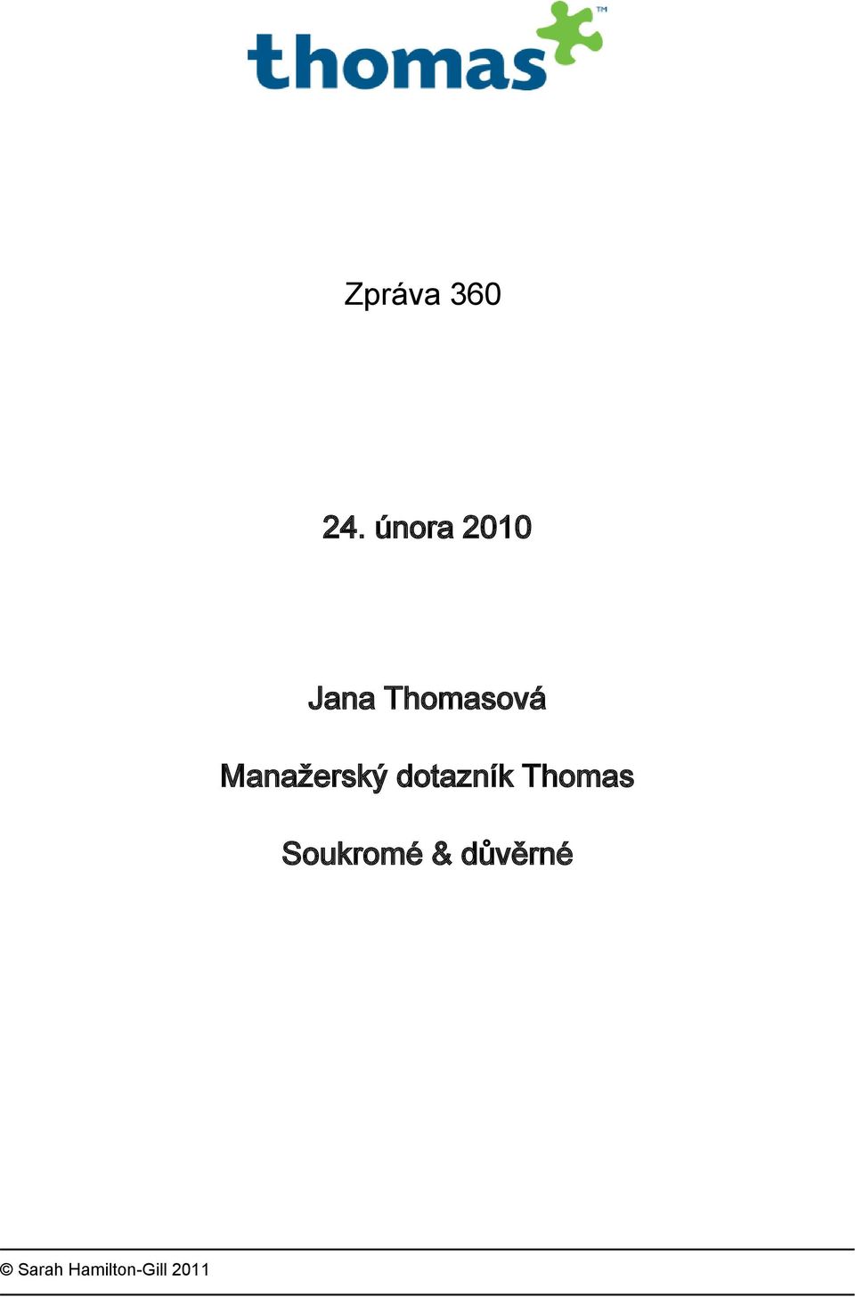 Thomasová Manažerský