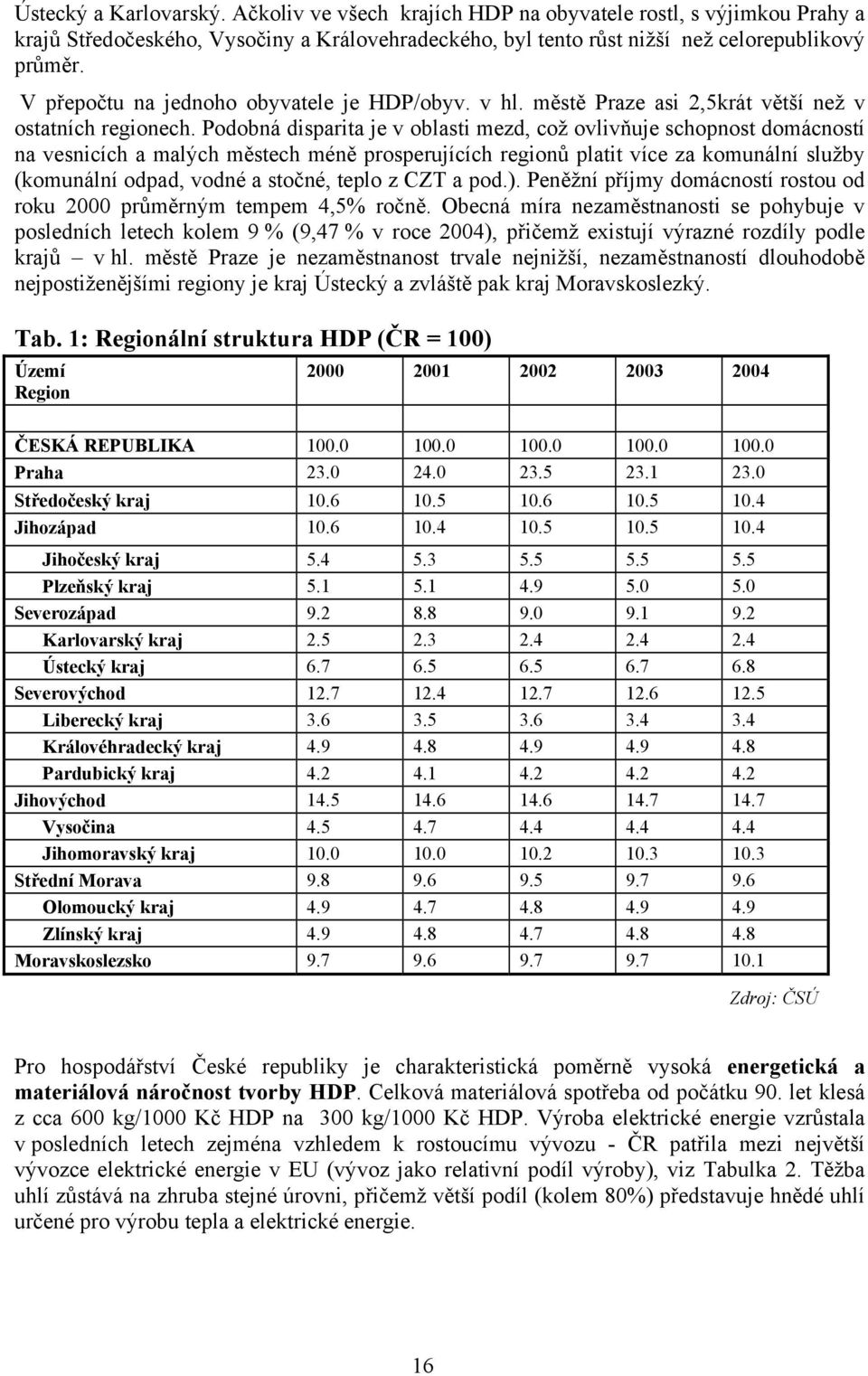 Podobná disparita je v oblasti mezd, což ovlivňuje schopnost domácností na vesnicích a malých městech méně prosperujících regionů platit více za komunální služby (komunální odpad, vodné a stočné,