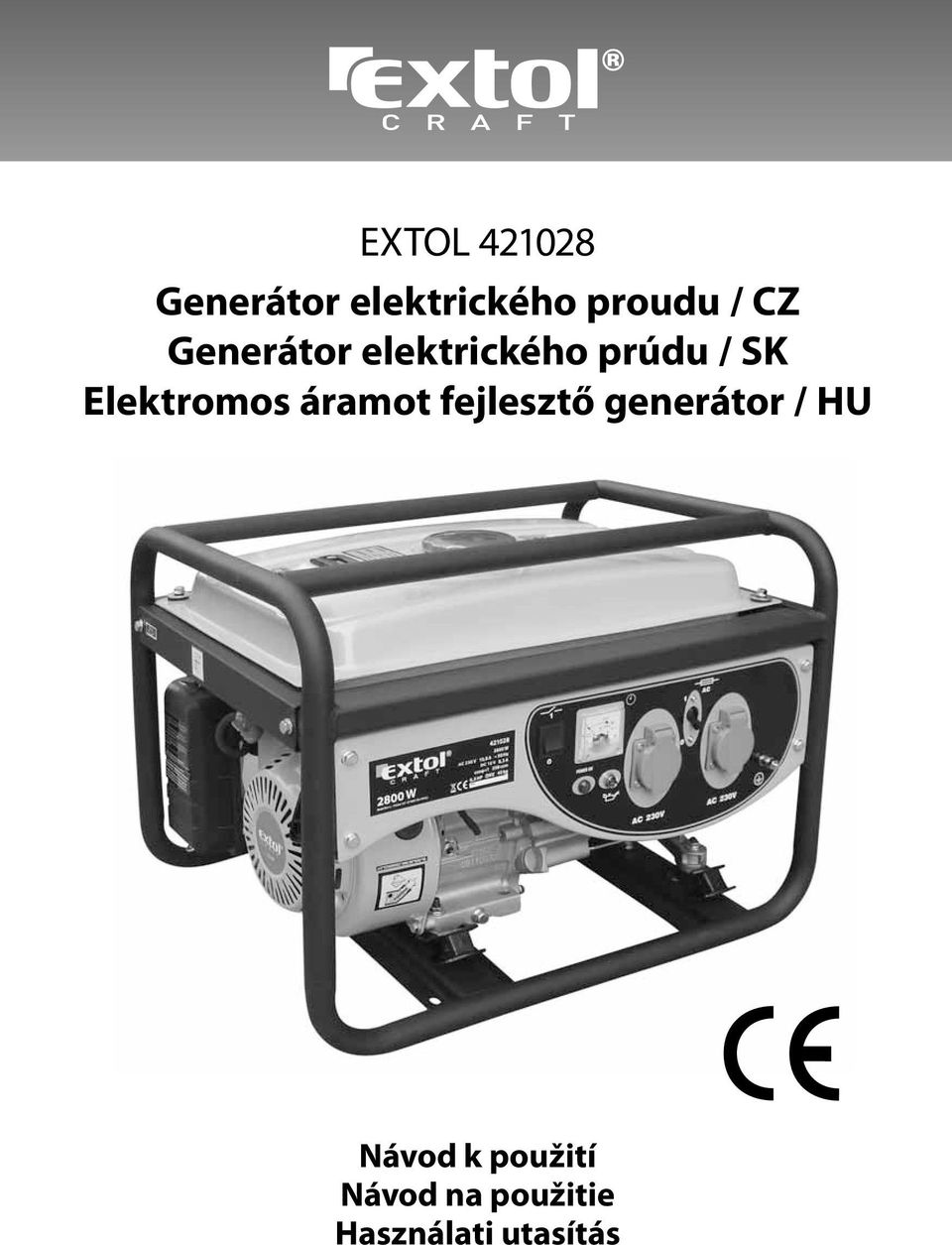 Elektromos áramot fejlesztő generátor / HU