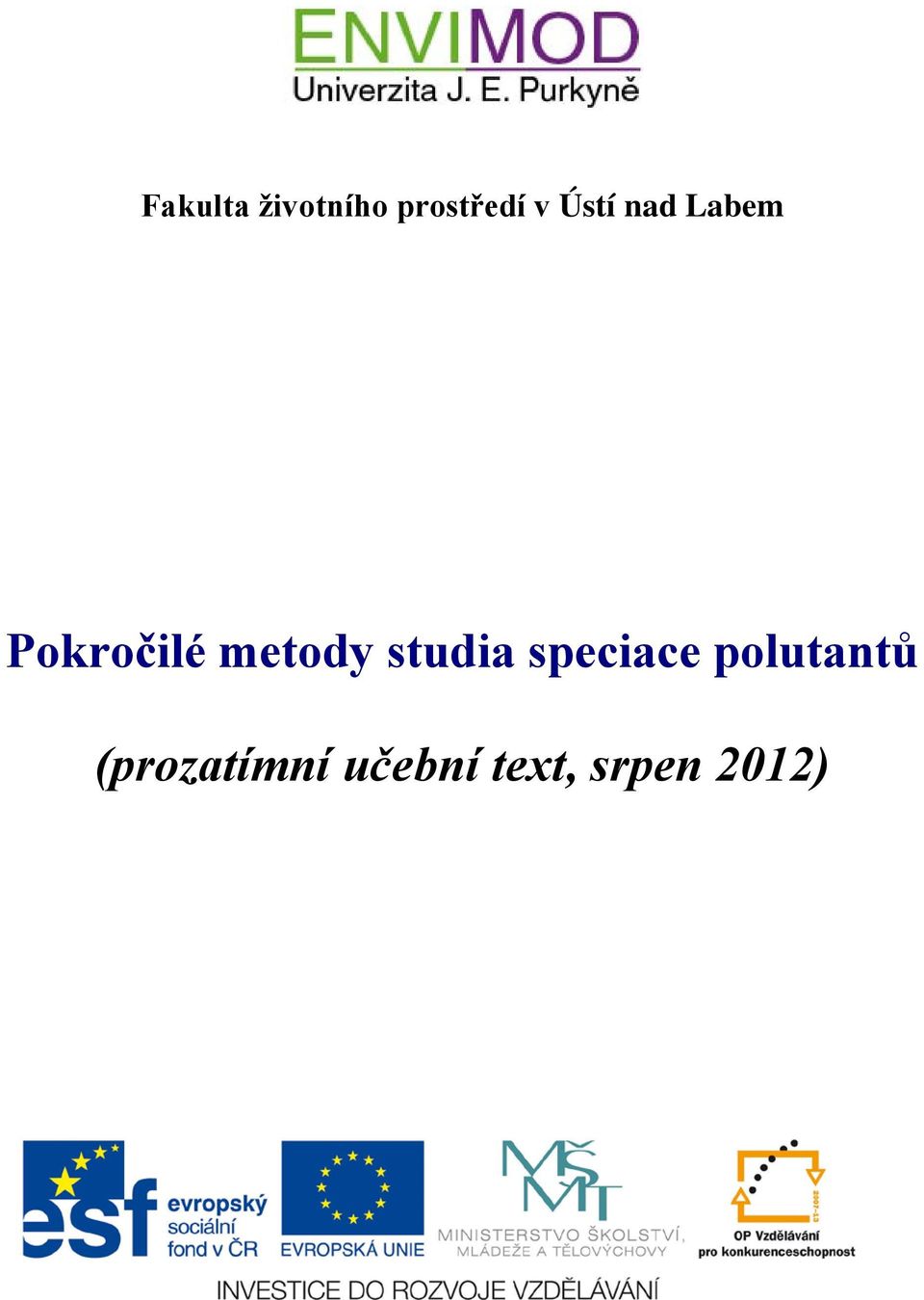 metody studia speciace