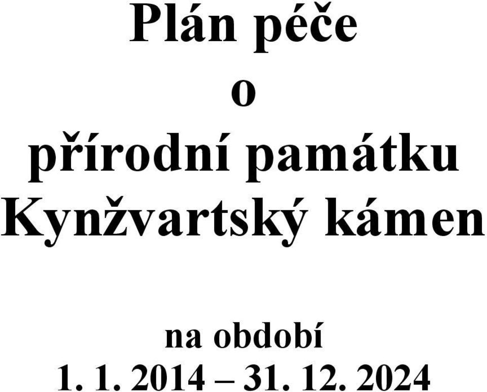 Kynžvartský kámen