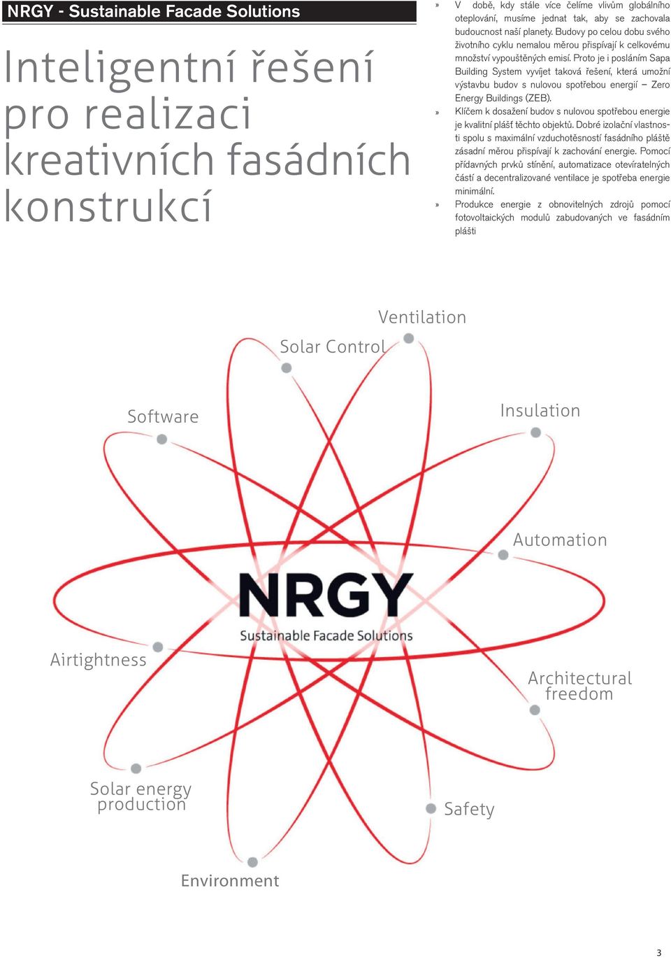 Proto je i posláním Sapa Building System vyvíjet taková řešení, která umožní výstavbu budov s nulovou spotřebou energií Zero Energy Buildings (ZEB).