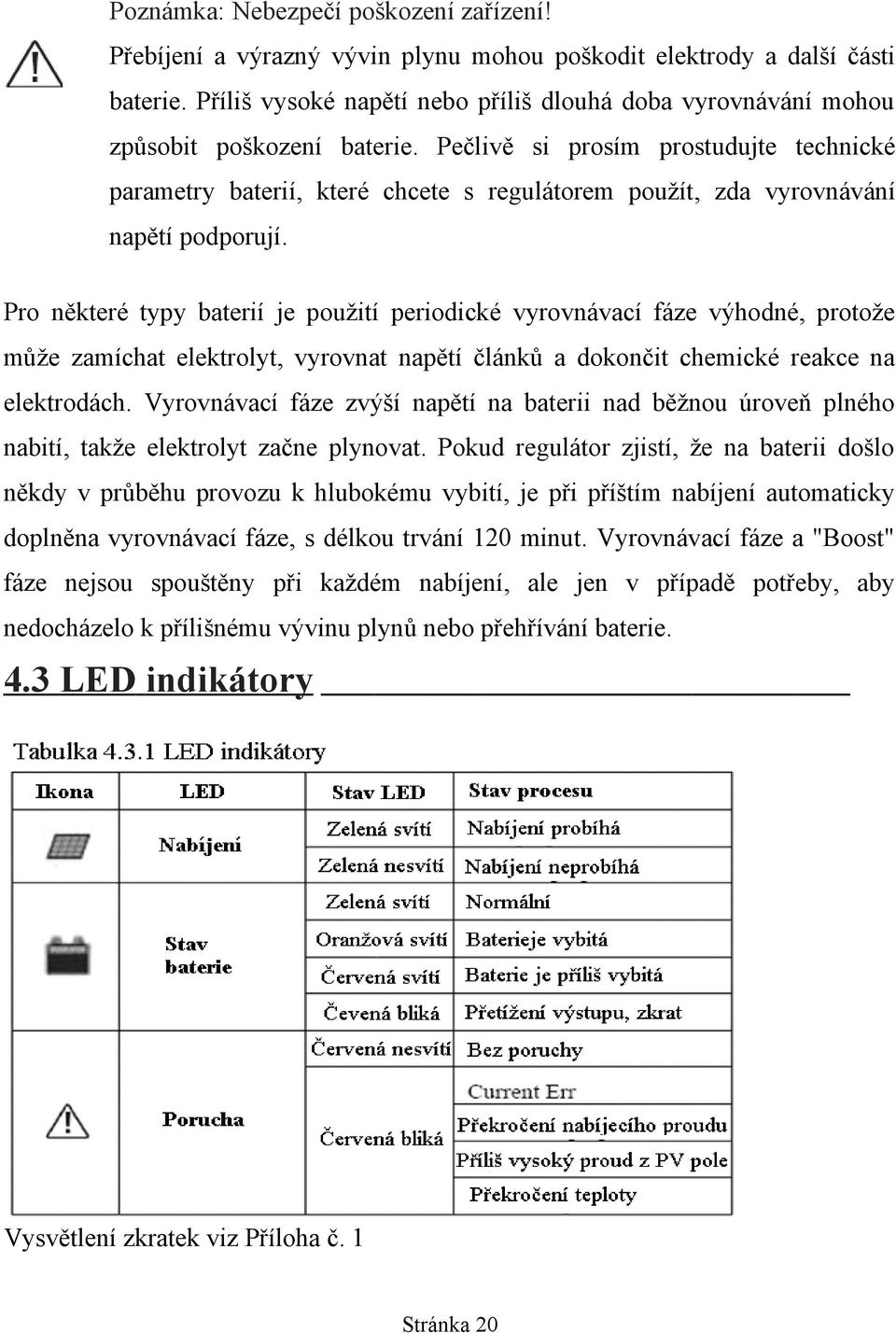 Pečlivě si prosím prostudujte technické parametry baterií, které chcete s regulátorem použít, zda vyrovnávání napětí podporují.