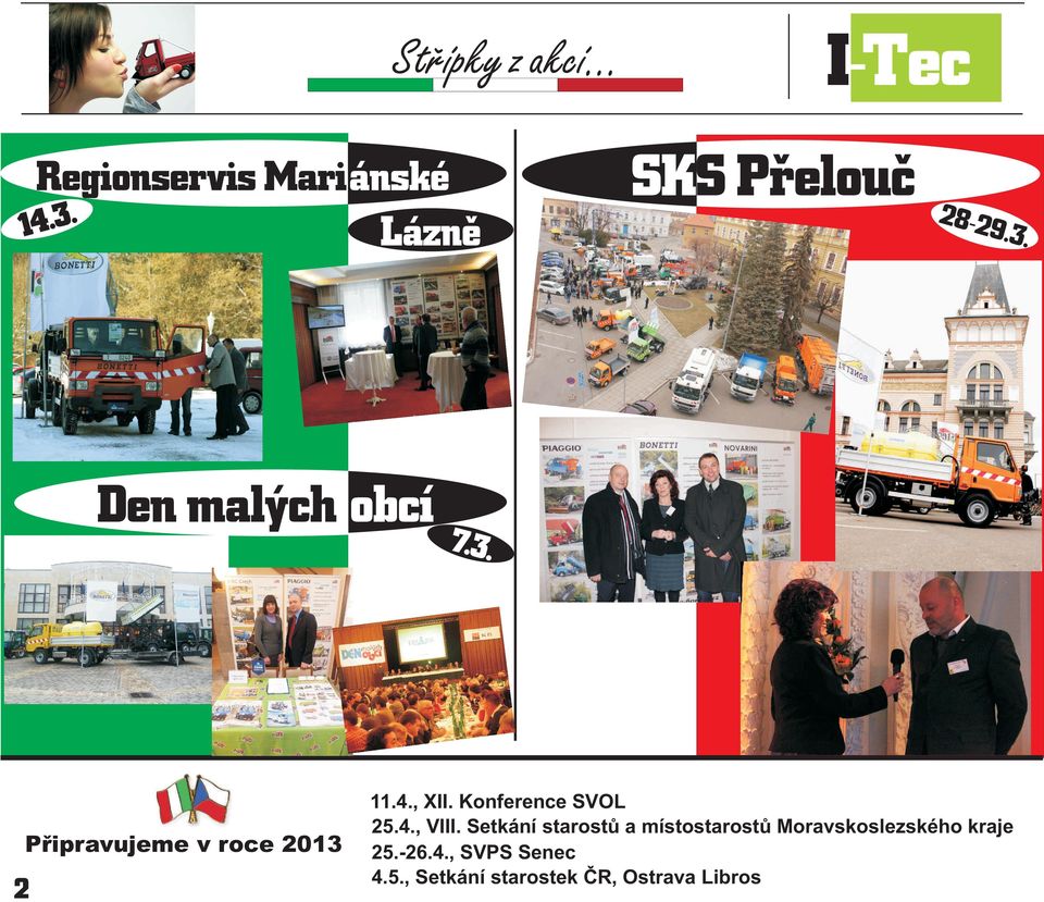 3. 11.4., XII. Konference SVOL 25.4., VIII.