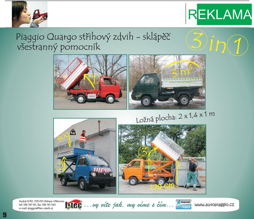 703 00 Ostrava-Vítkovice tel: 596 761 141, fax: 596 761 140 e-mail: