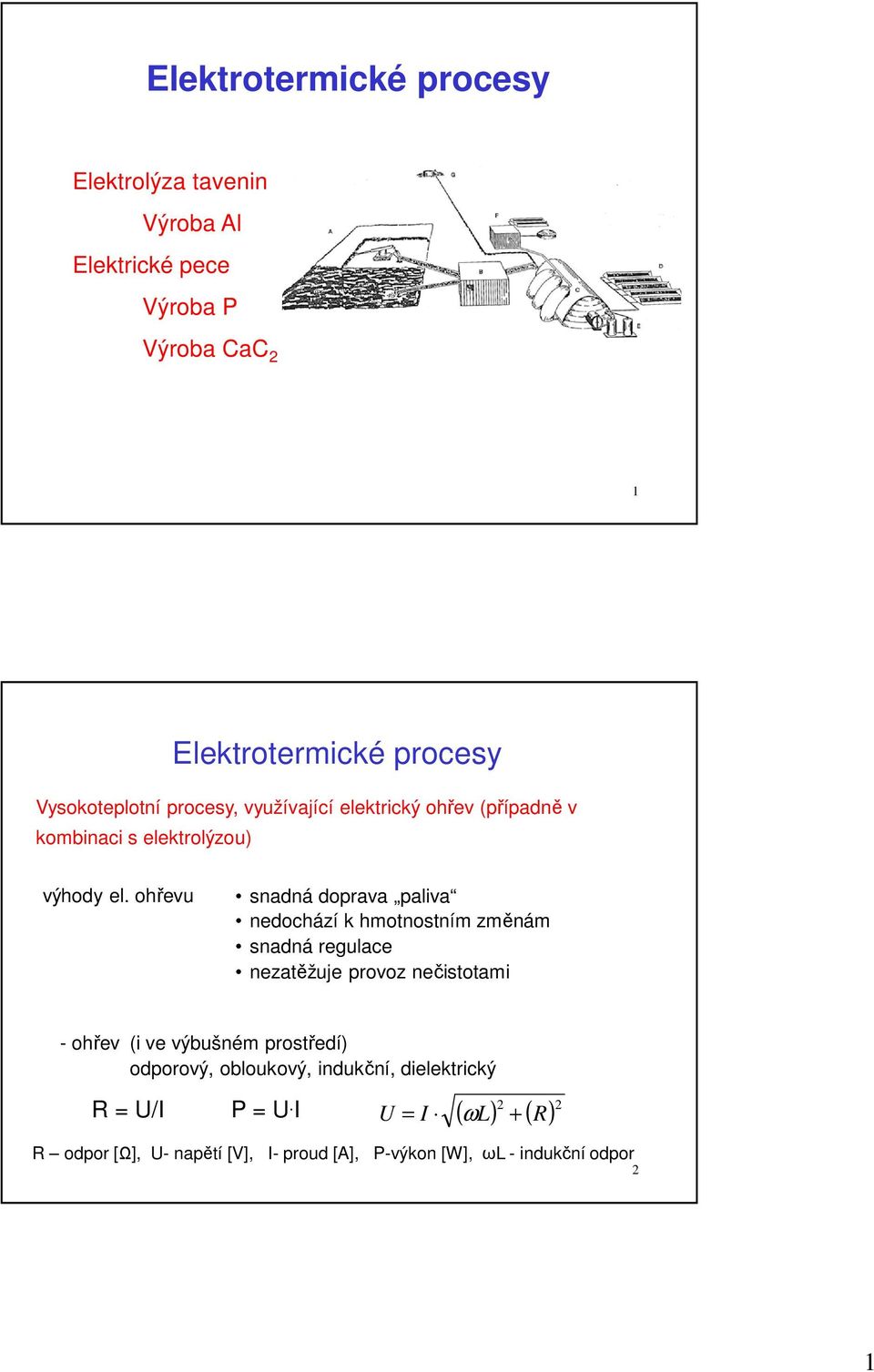 ohřevu snadná doprava paliva nedochází k hmotnostním změnám snadná regulace nezatěžuje provoz nečistotami - ohřev (i ve výbušném