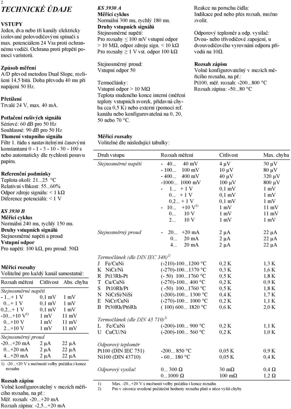 Liniový registrační přístroj KS 3930 A KS 3930 B - PDF Free Download