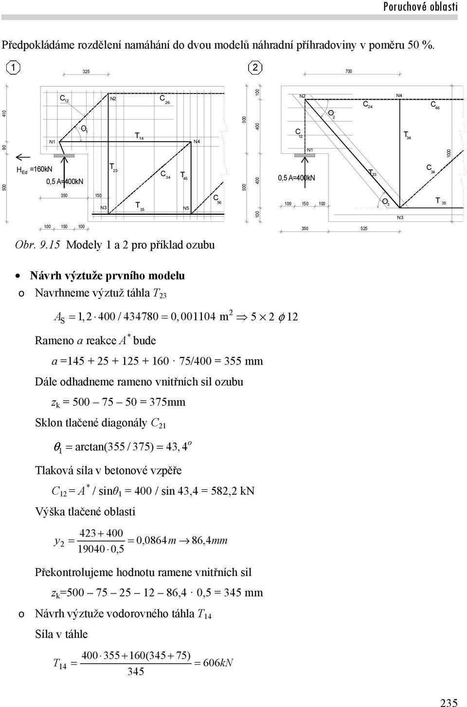 410 1 1 O 1 =160k H E 0,5 A=400k 350 150 3 3 14 35 6 34 45 5 4 56 500 500 100 400 400 100 1 1 0,5 A=400k 100 150 100 O 4 4 46 3 O 3 3 34 34 35 1000 100 150 100 Obr. 9.