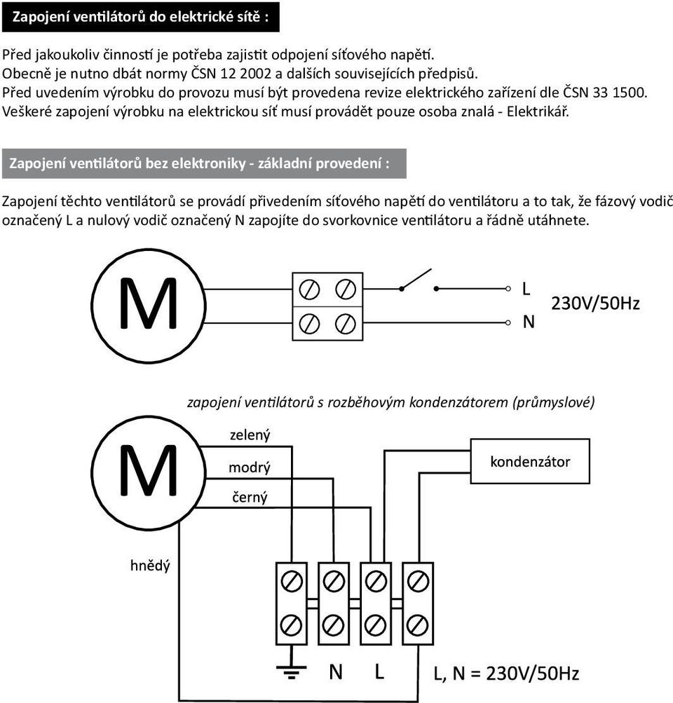 Manuál. k obsluze ventilátoru - PDF Free Download