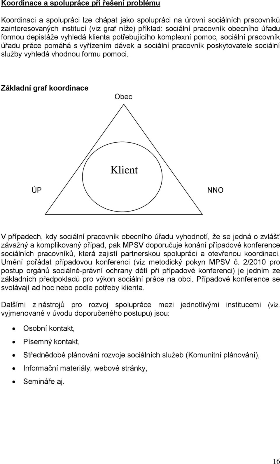 vhodnou formu pomoci.