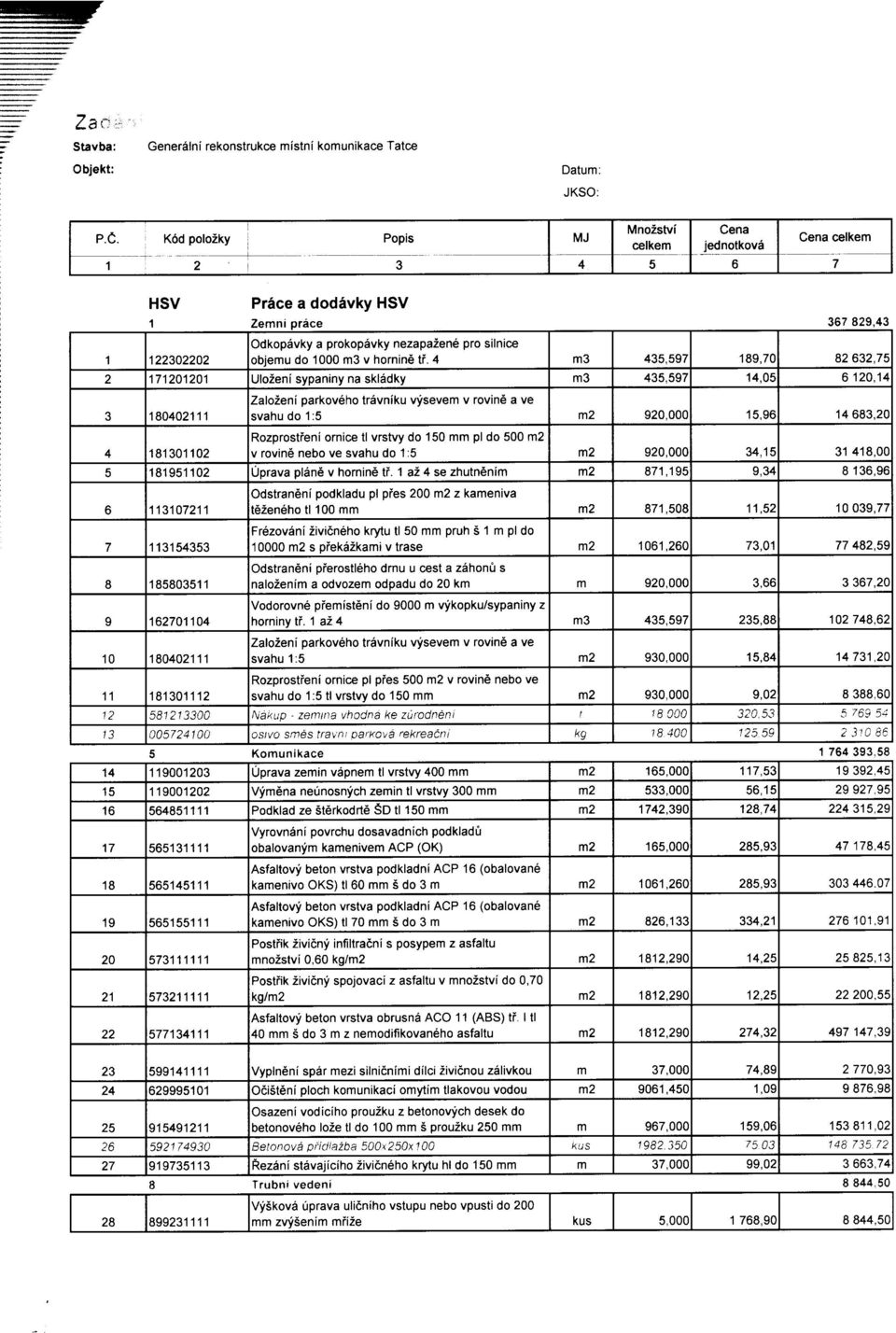 ti.4 m3 435.59i 189,7C 82 632,7 2 171201201 Uloieni sypaniny na sklddky m3 435.