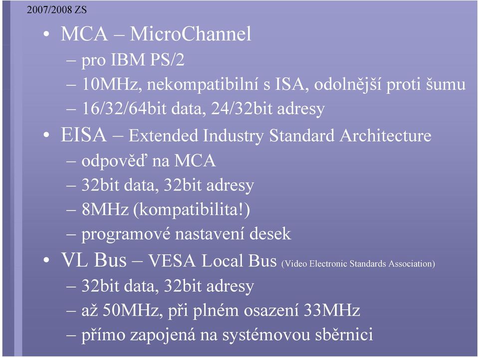 8MHz (kompatibilita!