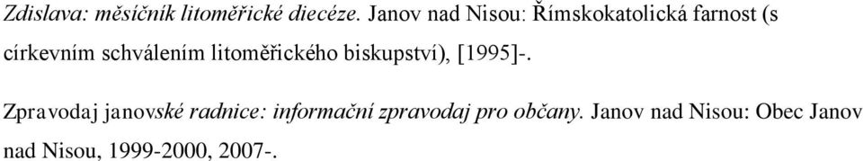litoměřického biskupství), [1995]-.