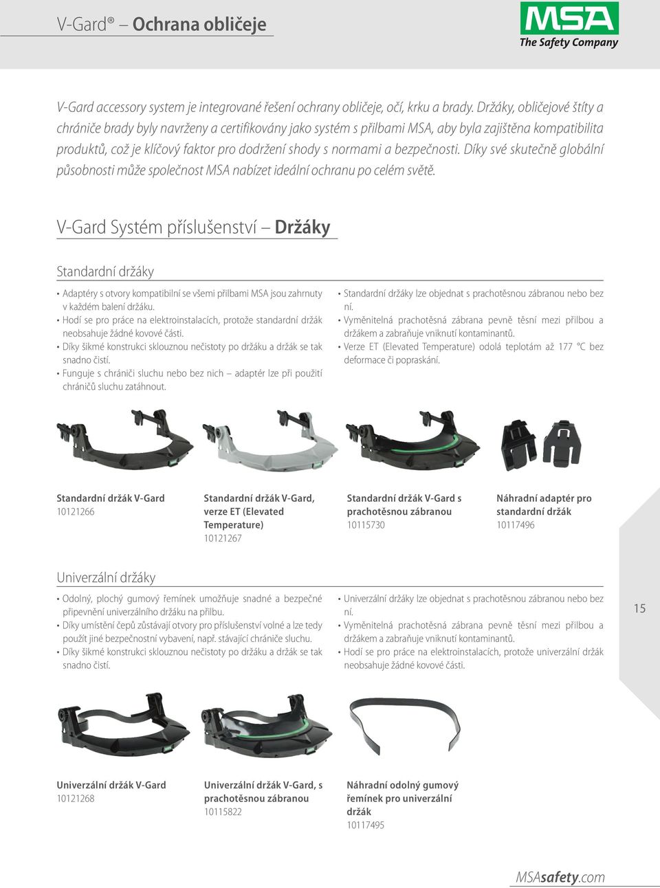 Systém přileb V-Gard Pro nejlepší ochranu hlavy - PDF Stažení zdarma