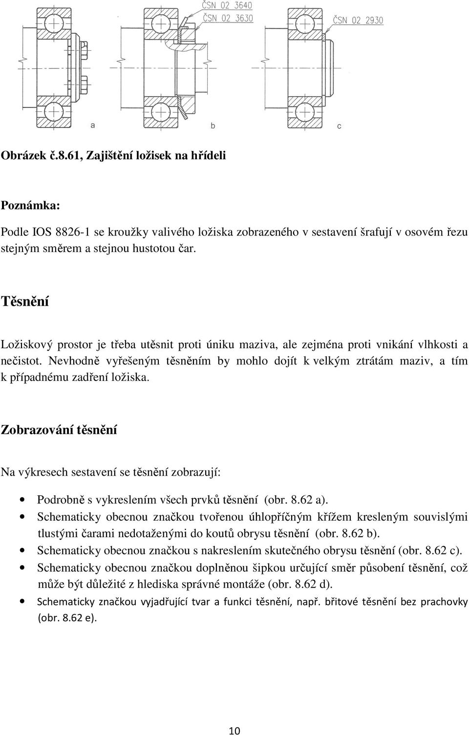 Nevhodně vyřešeným těsněním by mohlo dojít k velkým ztrátám maziv, a tím k případnému zadření ložiska.