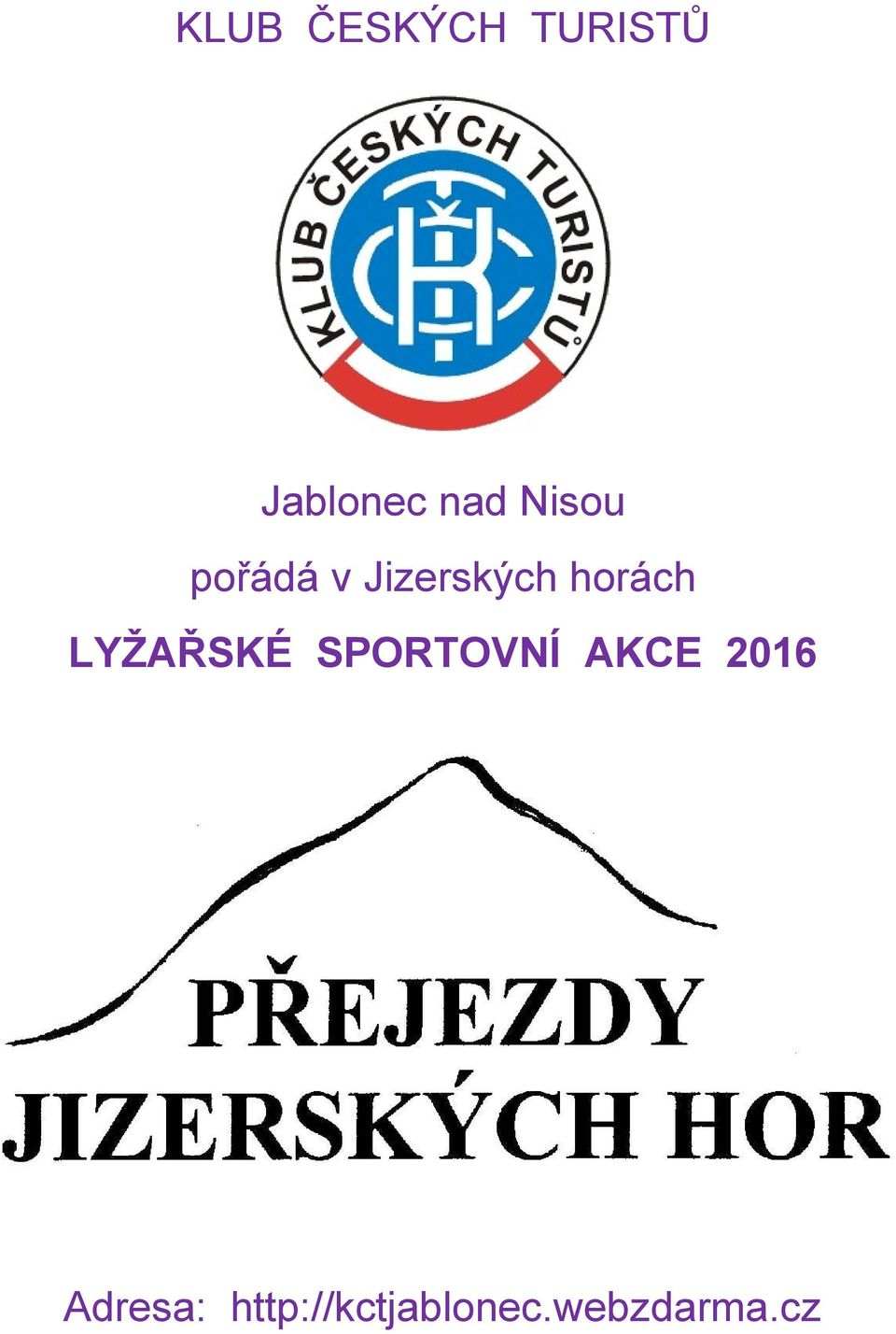 LYŽAŘSKÉ SPORTOVNÍ AKCE 2016