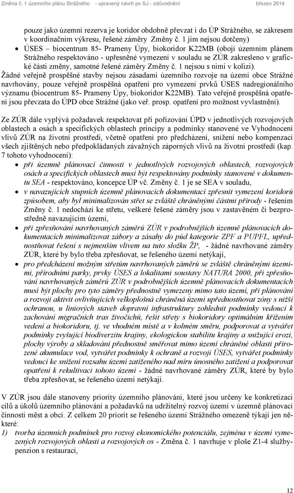 Změny č.