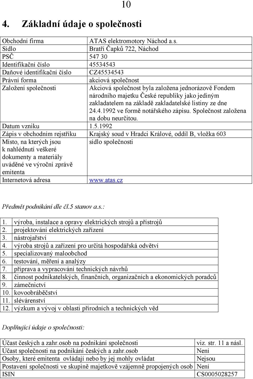 i Obchodní firma ATAS elektromotory Náchod a.s.