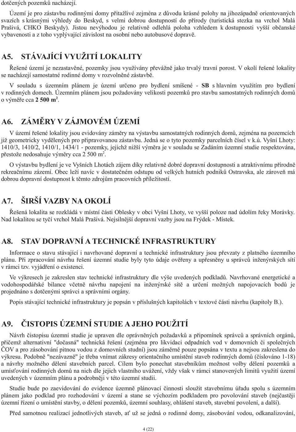 stezka na vrchol Malá Prašivá, CHKO Beskydy).
