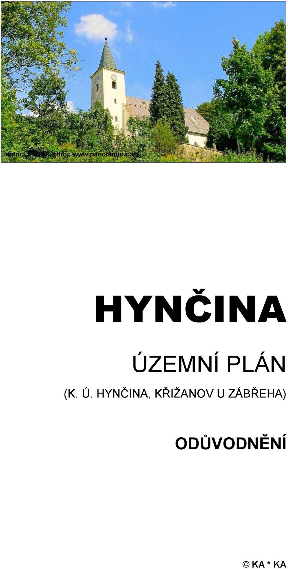 com HYNČINA ÚZEMNÍ PLÁN (K.