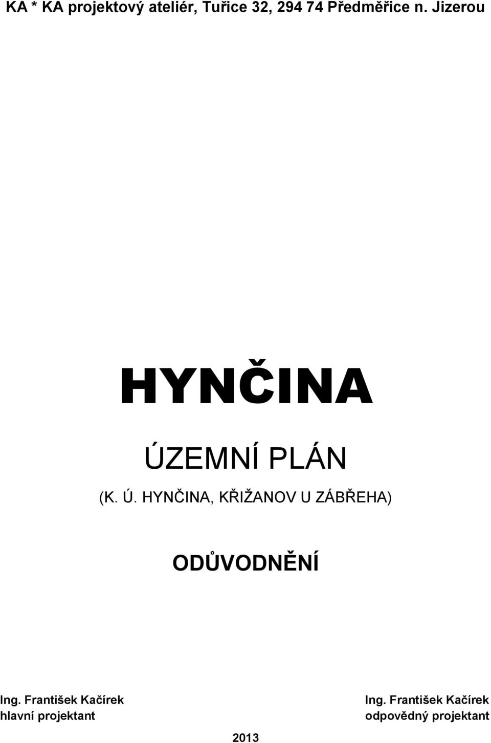 EMNÍ PLÁN (K. Ú.